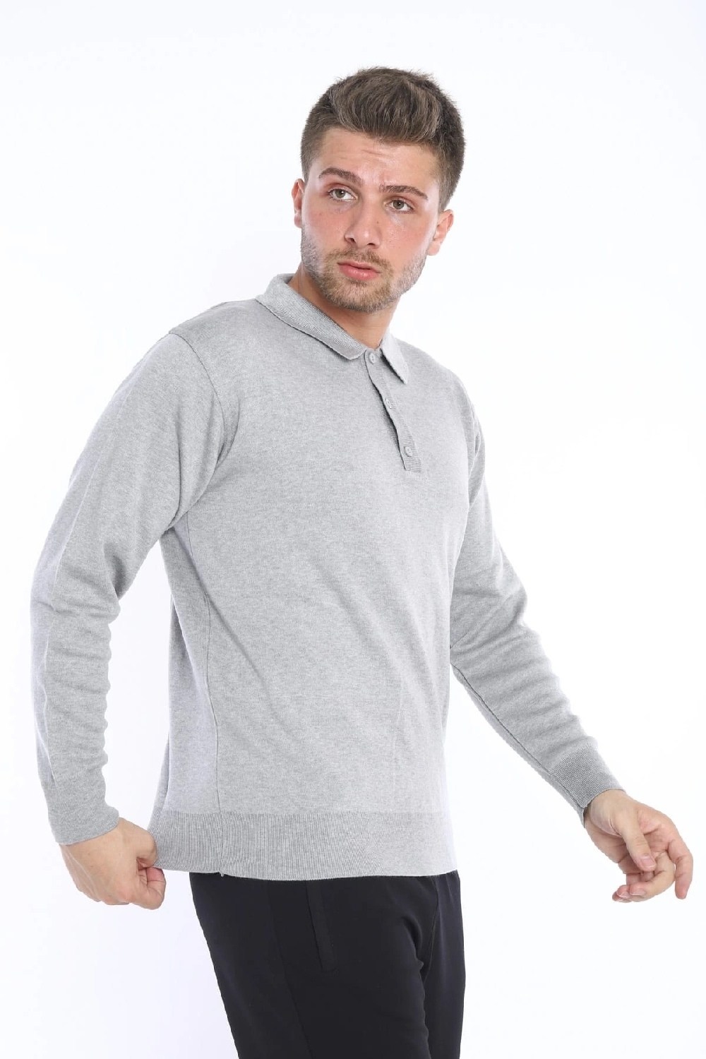 мужская кофта,свитер с воротником поло,кофта поло с воротником,свитер с воротником,джемпер мужской грег