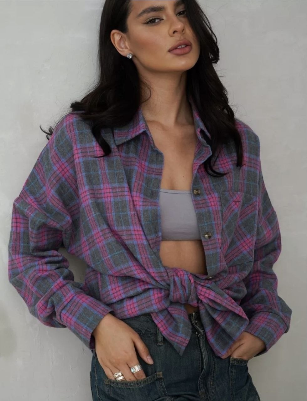 рубашка в клетку женская оверсайз,женская рубашка в клетку,рубашка клетка,рубашка клетчатая,рубашка оверсайз в клетку удлиненная