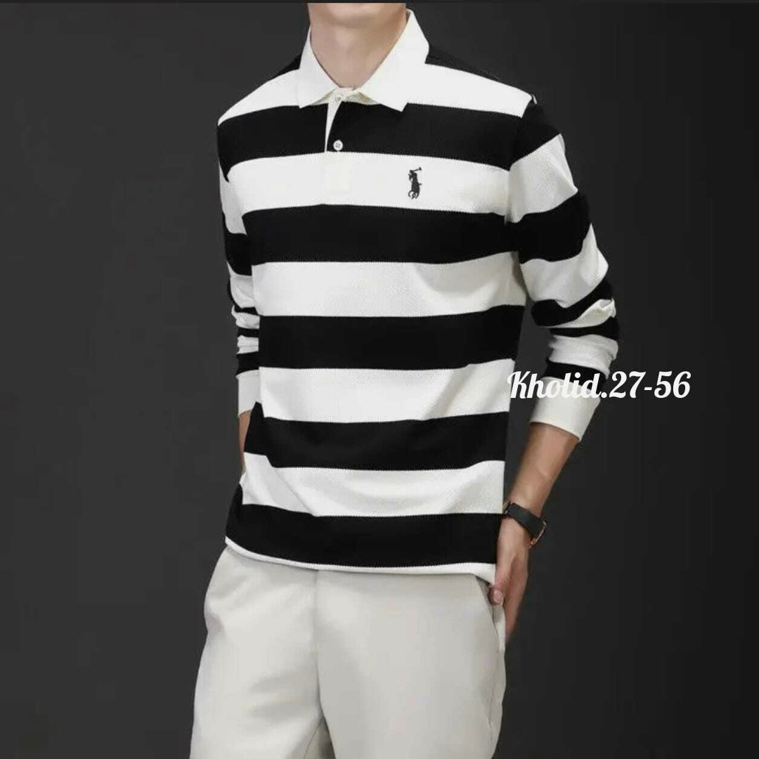 рубашка поло с длинным рукавом в полоску,рубашка поло мужская,рубашка поло в полоску,мужская мода,рубашка поло мужская с длинным рукавом
