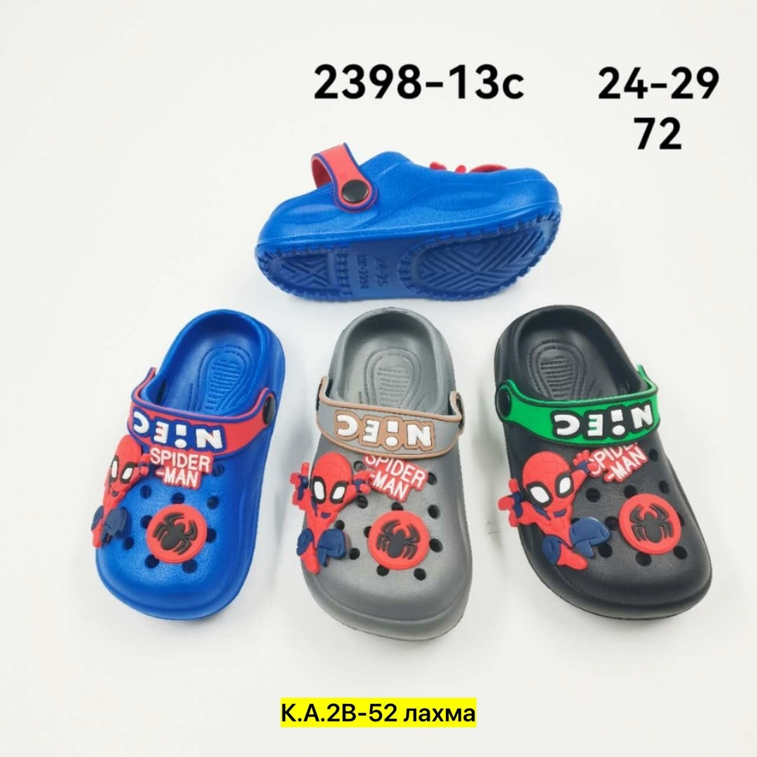 ,кроксы детские,кроксы человек паук,кроксы 2025, детская