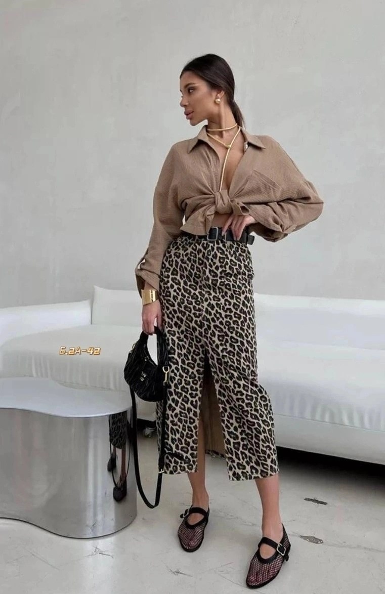 юбка леопардовая,рубашка стильная,юбка с леопардовым принтом,женские длинные юбки с леопардовым принтом