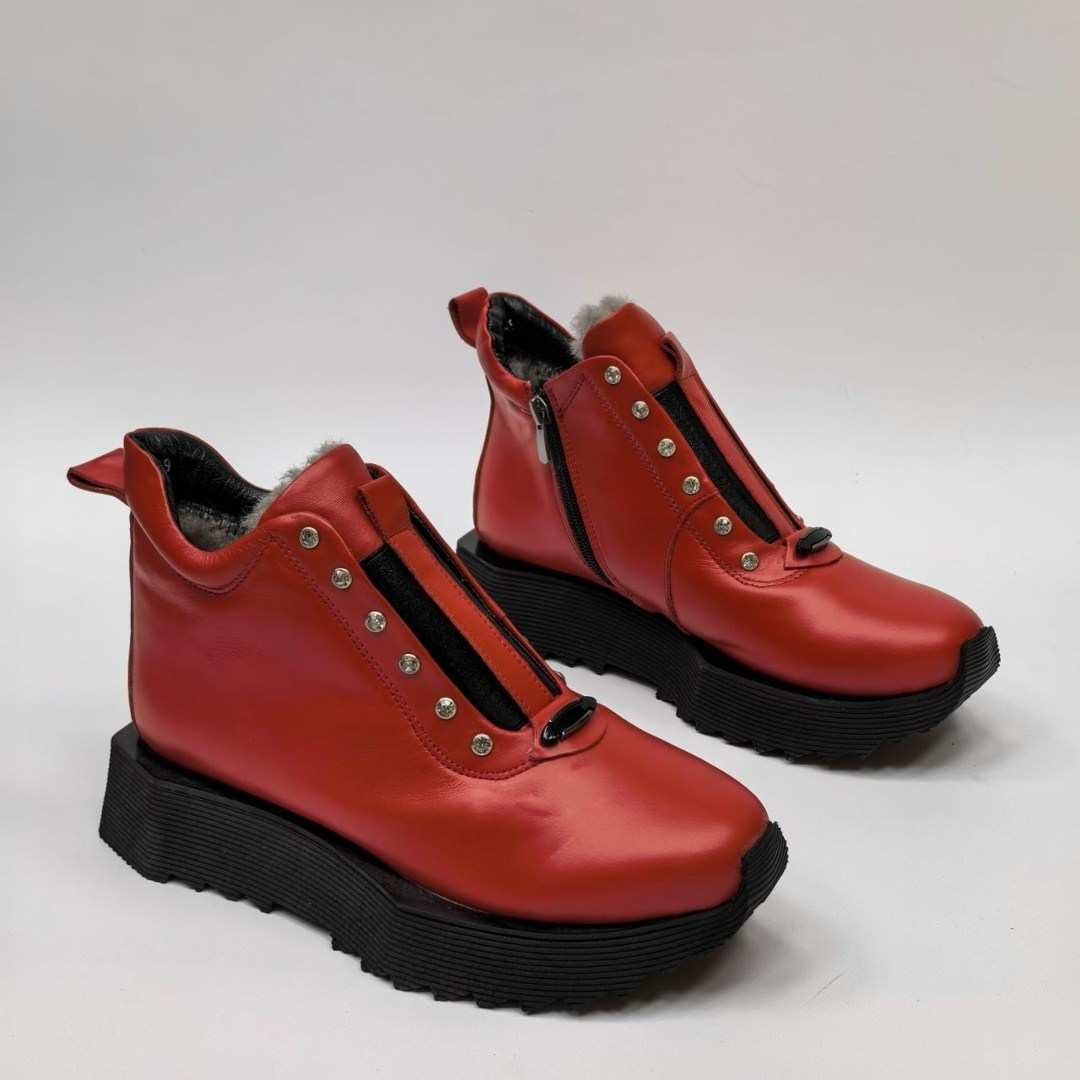 ,ботинки красные,красные кожаные ботинки,ботинки женские,демисезонные ботинки