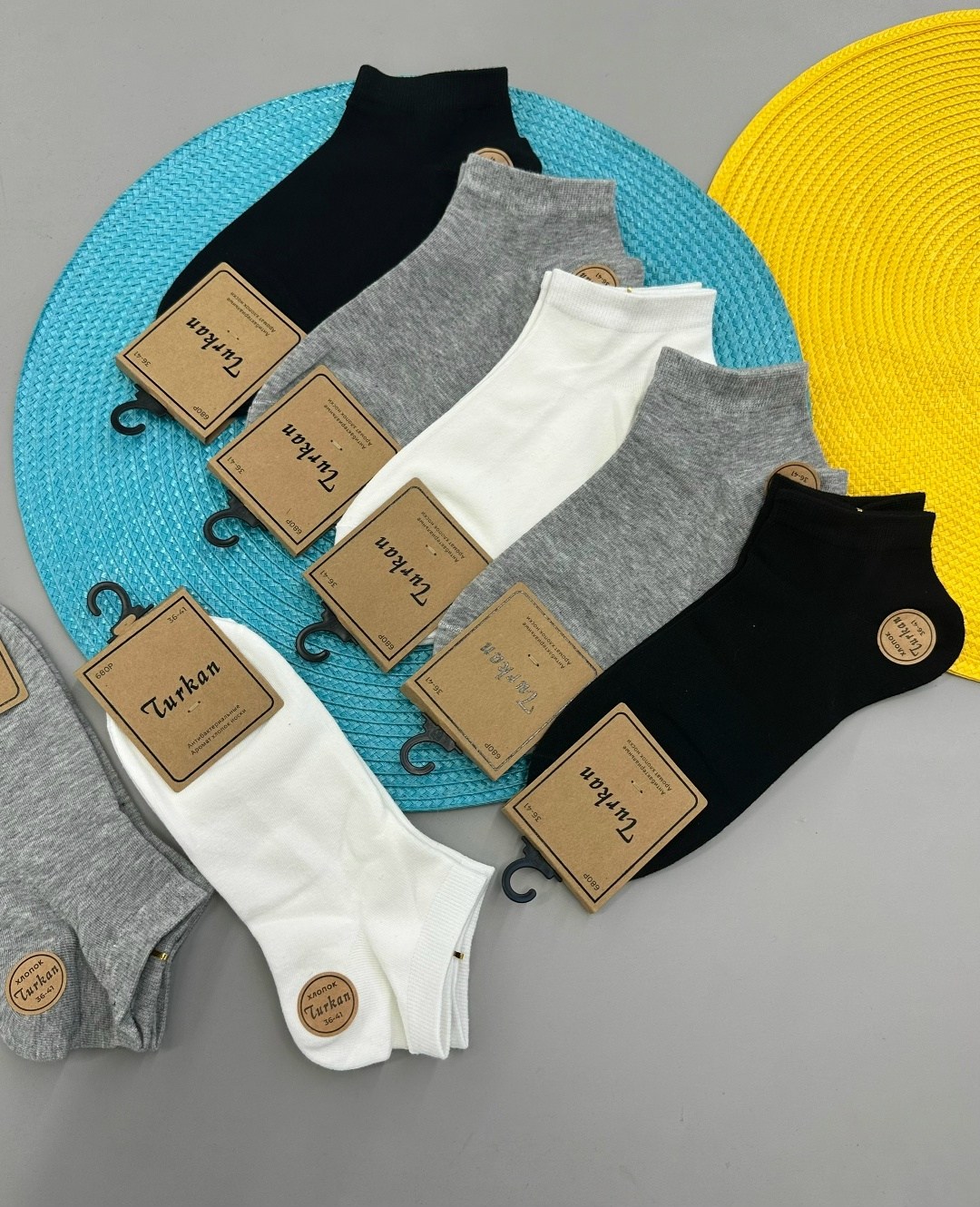 носки мужские,носки туркан,носки женские,носки turkan женские 10 пар,женские носки turkan укороченные