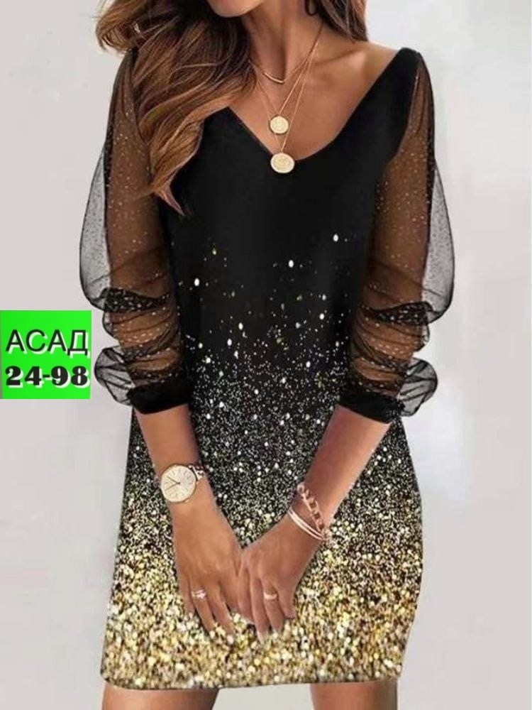 женское платье с блестками,женское платье с пайетками,платье,повседневные платья,платье градиент
