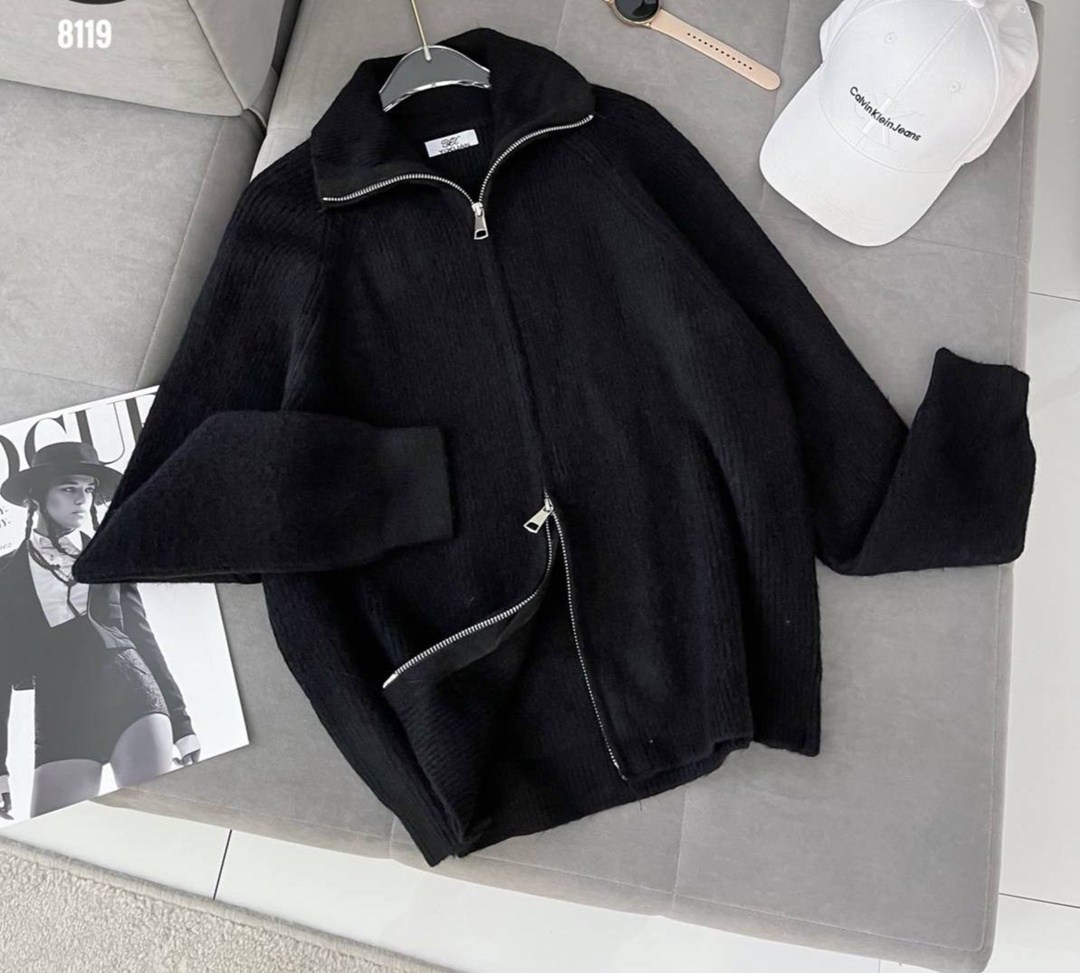 модные свитера,свитер на молнии с воротником,женская кофта,свитер с воротником,кардиган на молнии вязаный