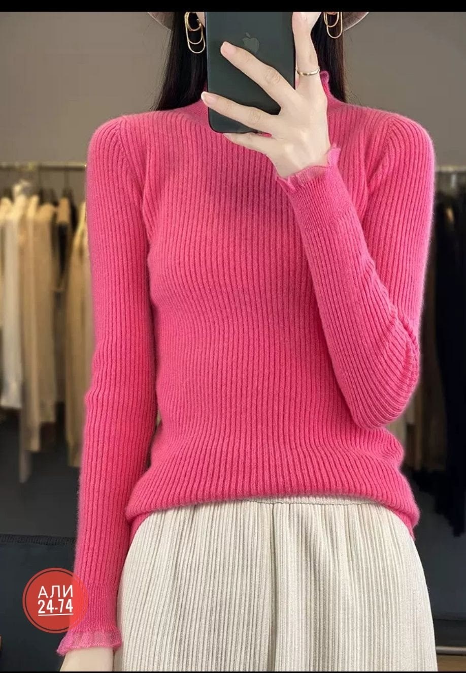 кашемировая ткань для свитера,свитер однотонный вязаный,женские свитера,женский свитер с высоким воротником,свитер женский вязаный однотонный