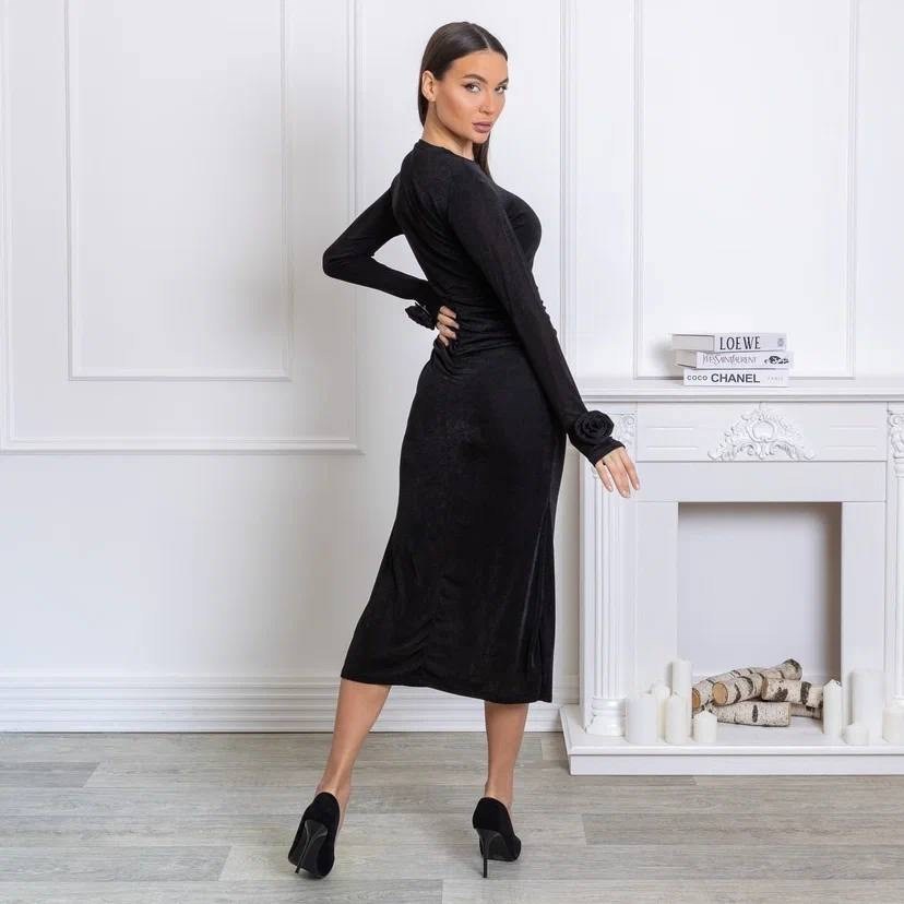 платье черное,нарядное платье,женская платья,бархатное платье,платья отличный