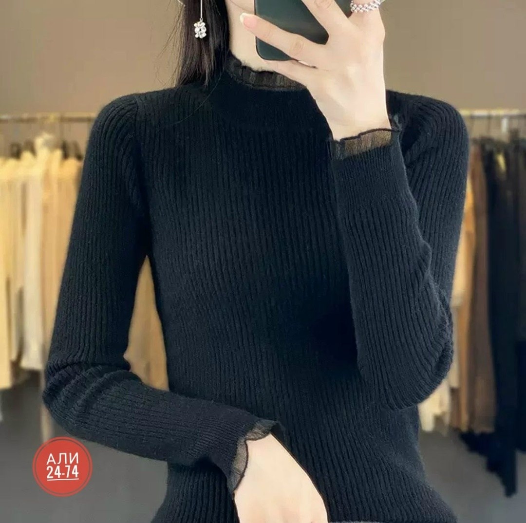 кашемировая ткань для свитера,свитер однотонный вязаный,женские свитера,женский свитер с высоким воротником,свитер женский вязаный однотонный