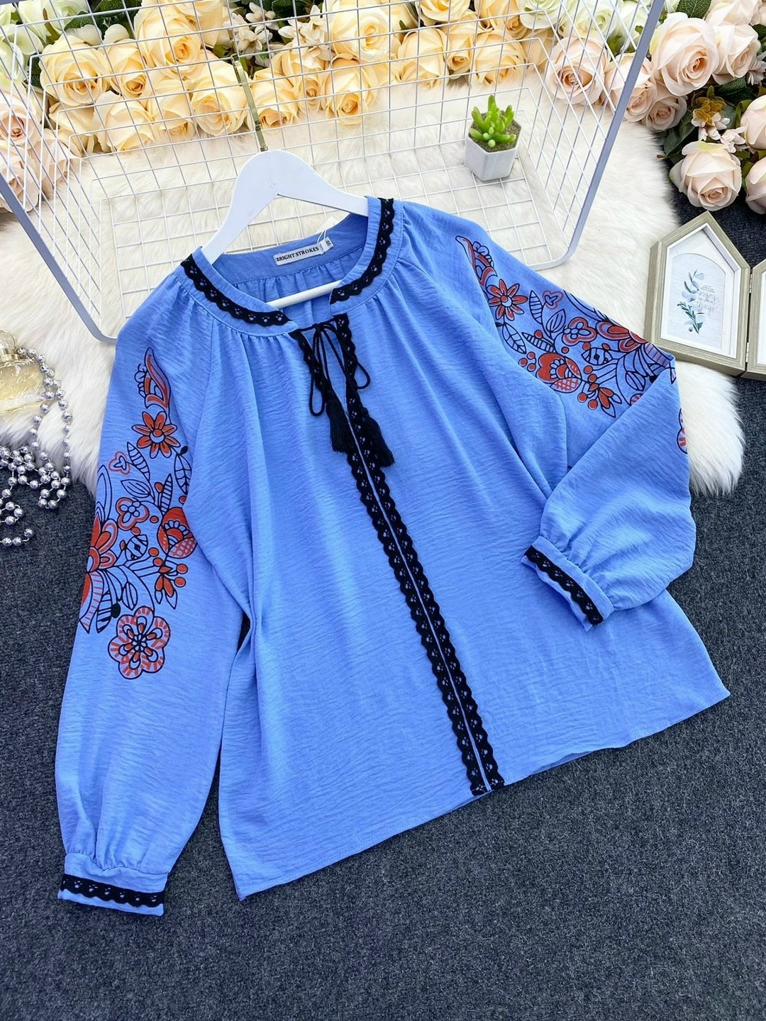 блузка в стиле бохо,женская блузка с вышивкой,блузка с вышивкой,блузка бохо,рубашка с вышивкой