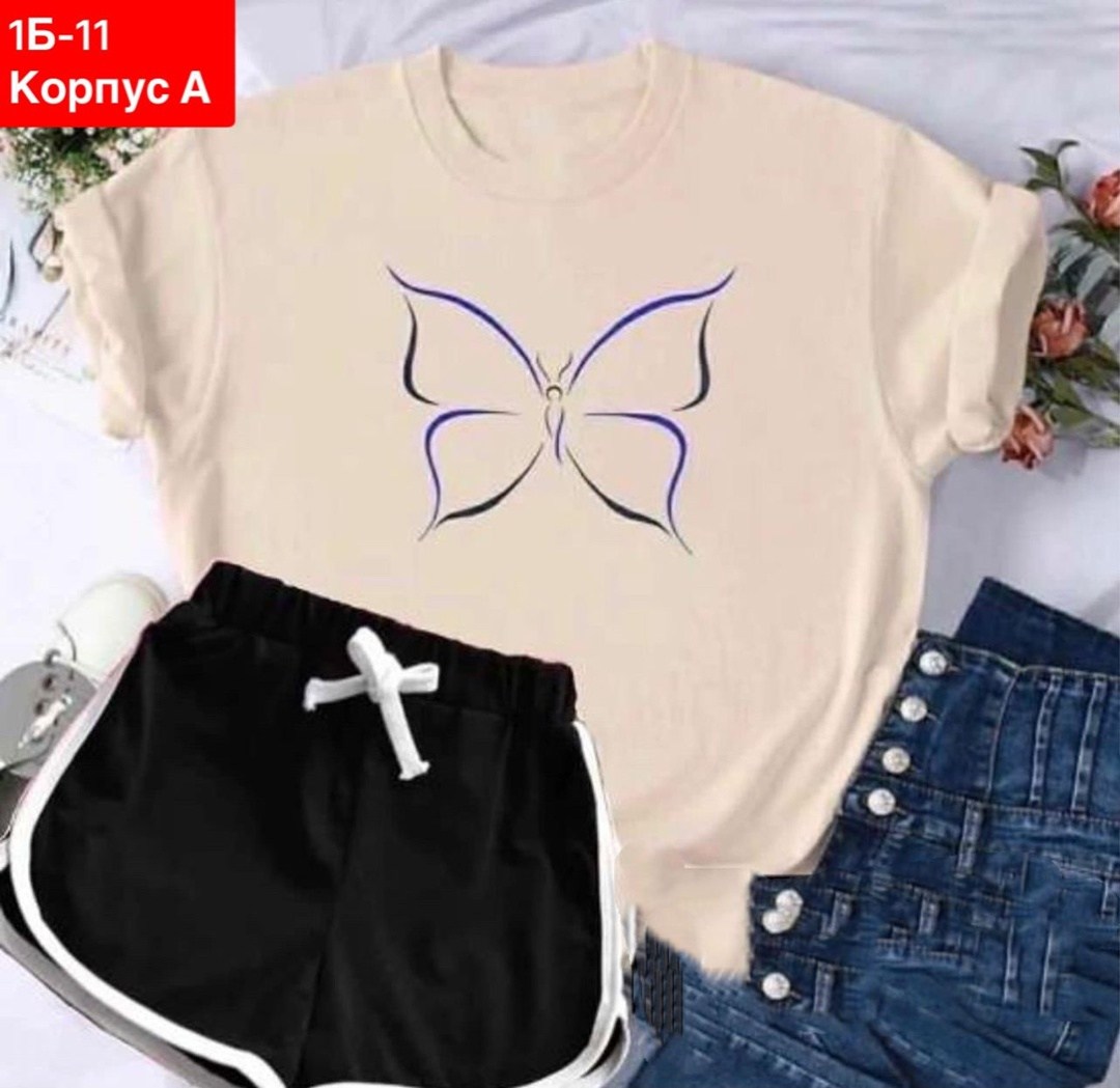 костюмы двойки,костюм шорты и футболка,малиновая футболка турция в образе,одежда женская,костюмы спортивные женские