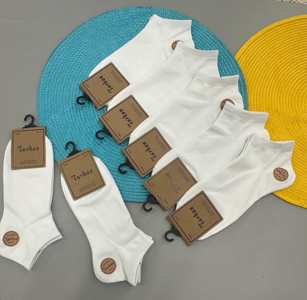 носки turkan женские 10 пар,носки turkan женские,женские носки turkan укороченные,носки turkan,носки женские белые