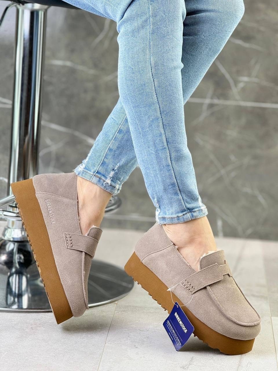 ,женская ,повседневная ,лоферы зимние женские,зимняя женская