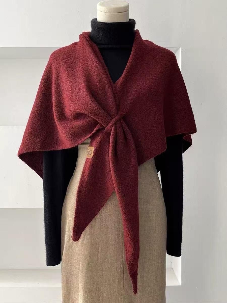 вязаная накидка,шарф накидка,накидка,шарфы для женщин,теплая накидка