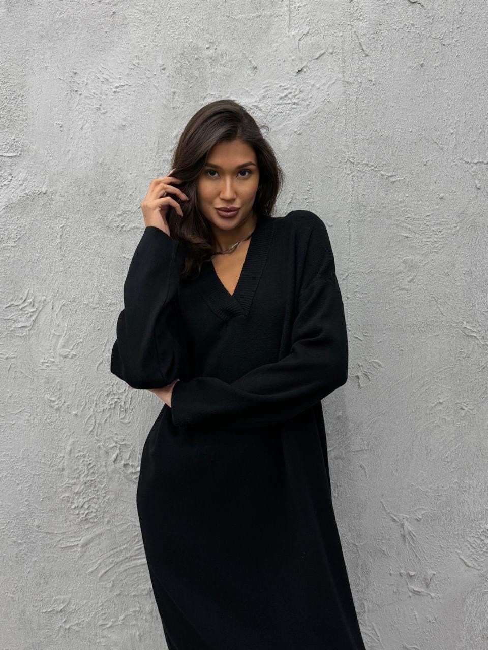 трикотажное платье,платье вязаное,платье свободное трикотажное,шерстяное платье,платье