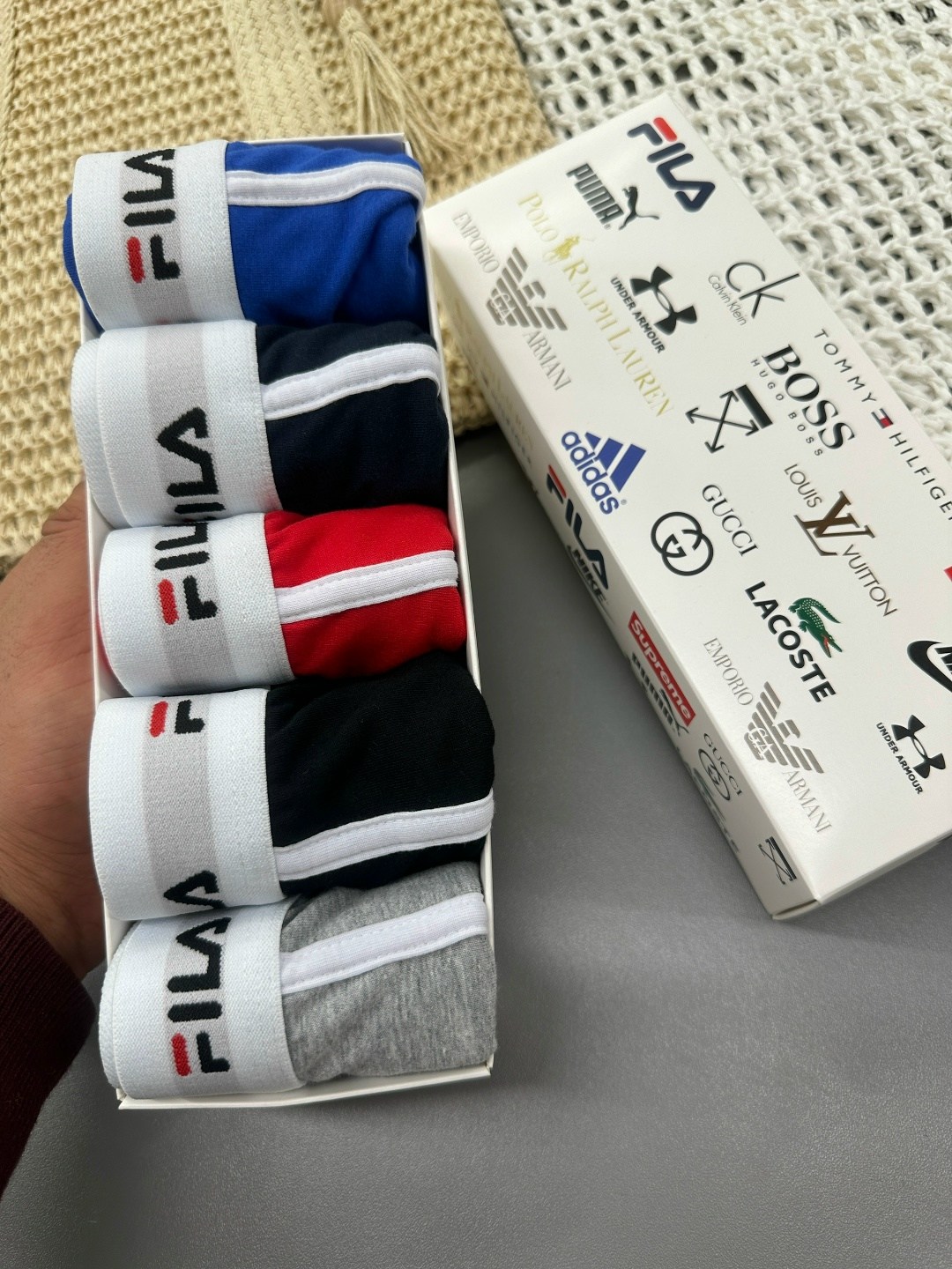 мужские трусы боксеры fila,мужские трусы,мужской набор трусов,трусы набор боксеров мужские,комплект трусов мужских