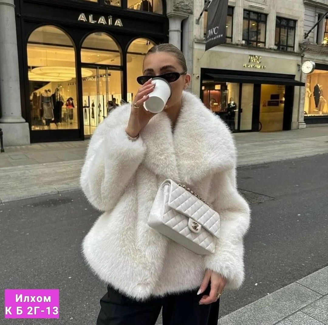 шуба стиль,белая шуба,образ с белой шубой,белая шуба короткая,шубка белая