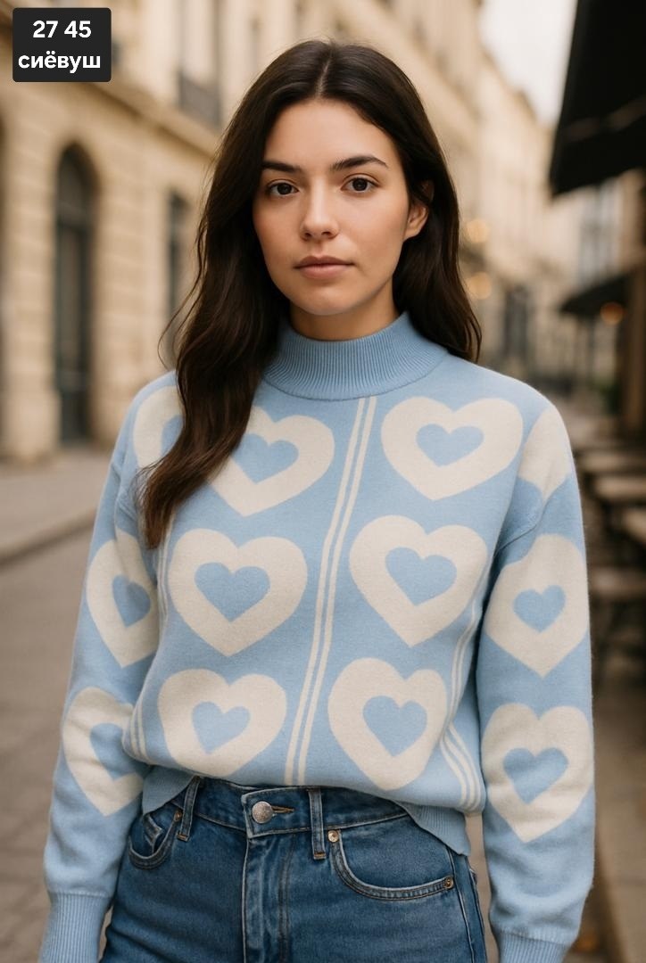 модные свитера,свитера женские,свитер,свитер с сердцем,кофта женская