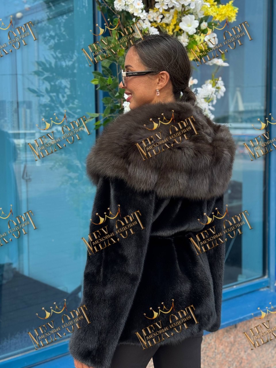 норковая шуба с капюшоном,шубы норковые,шуба из норки,шуба норковая с английским воротником,шуба из норки с капюшоном