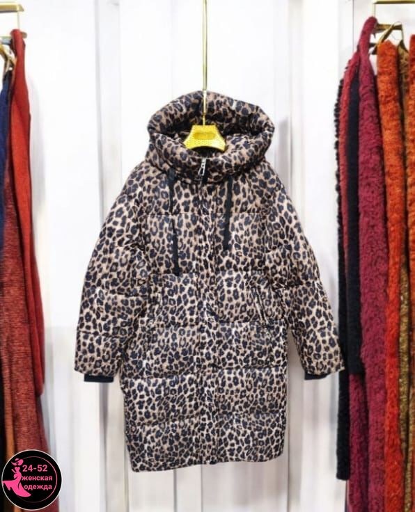 леопардовый пуховик,женские пуховики,куртка женская,пуховик пальто,куртка зимняя