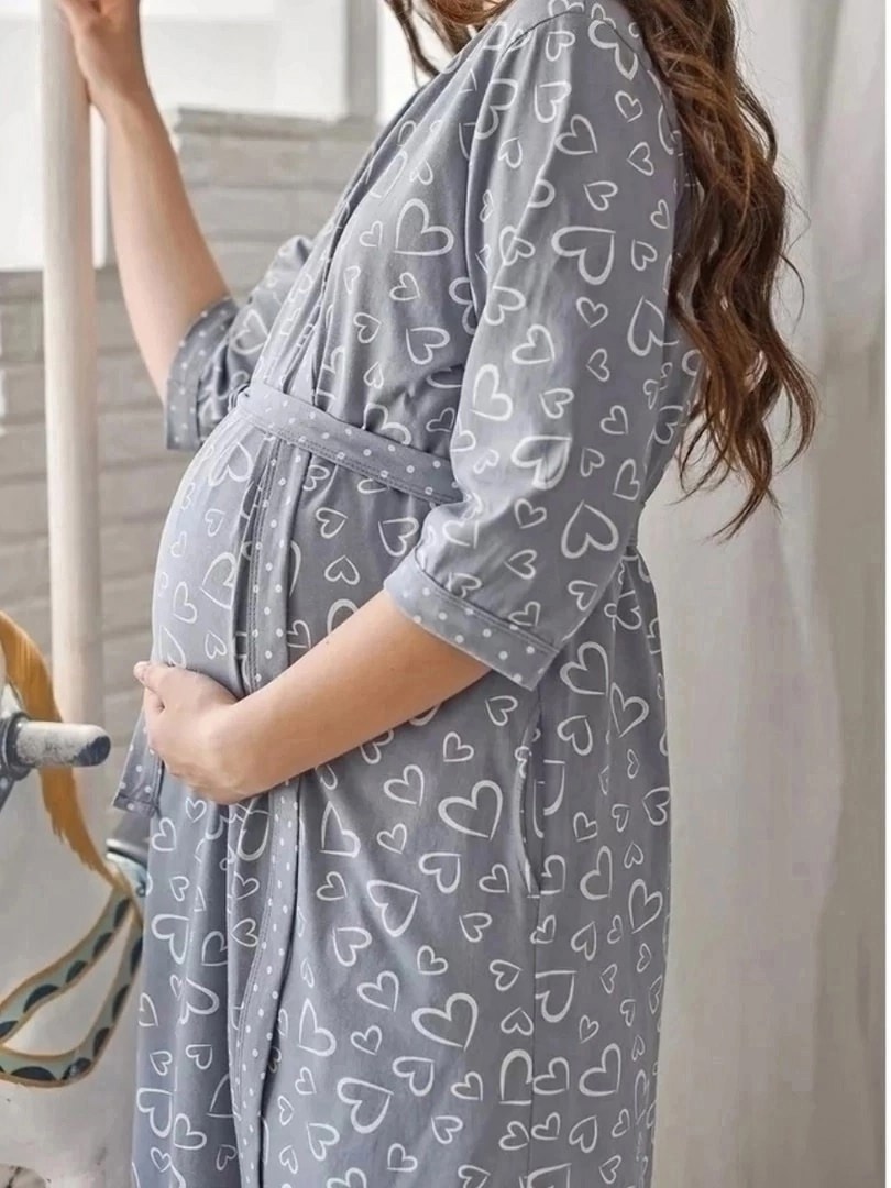 комплект халат и сорочка для беременных и кормящих,халат и сорочка для беременных,халат и сорочка для беременных и кормящих,комплект для беременных и кормящих,халат и сорочка для беременных и кормящих