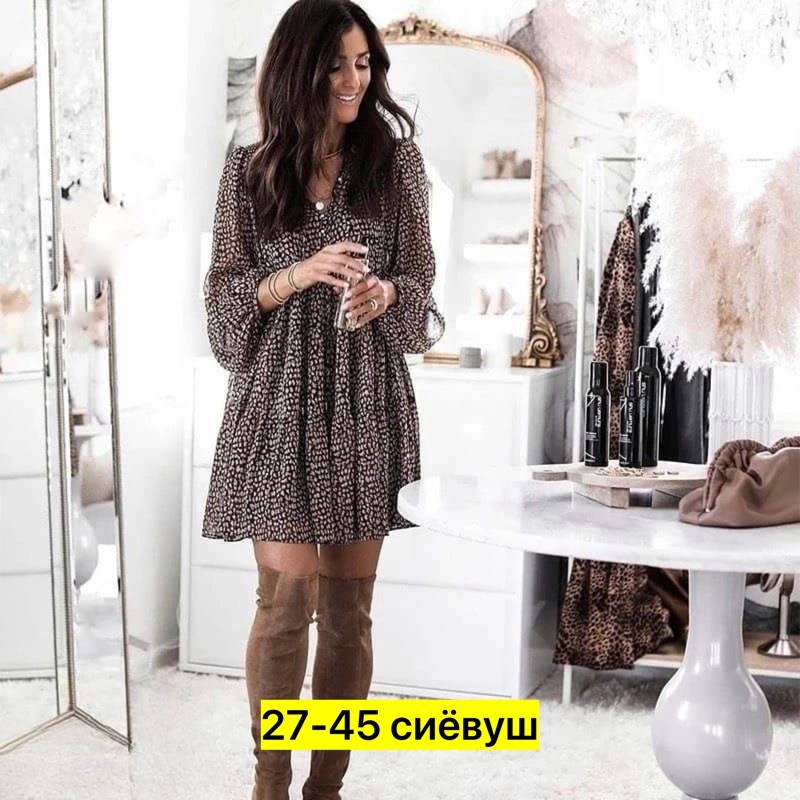 платье женские,платье модное,женское шифоновое платье с леопардовым принтом,платье,шифоновое платье женское