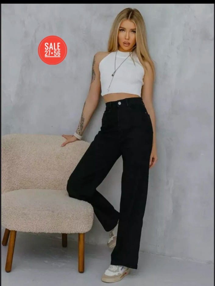 джинсы палаццо с высокой посадкой,широкие джинсы трубы женские,джинсы женские с высокой посадкой широкие,широкие женские джинсы,джинсы женские