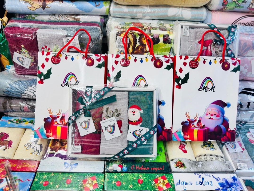 подарочные наборы полотенец,набор полотенец,полотенца новогодние,полотенца для кухни,полотенца для рук