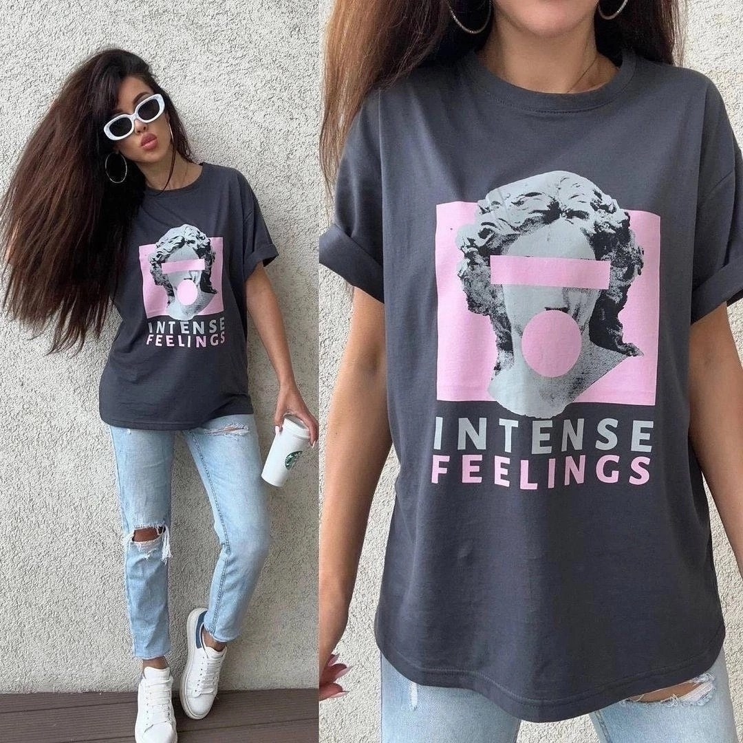 черная футболка оверсайз,футболка свободного кроя,футболка оверсайз,повседневная женская футболка,футболка женская