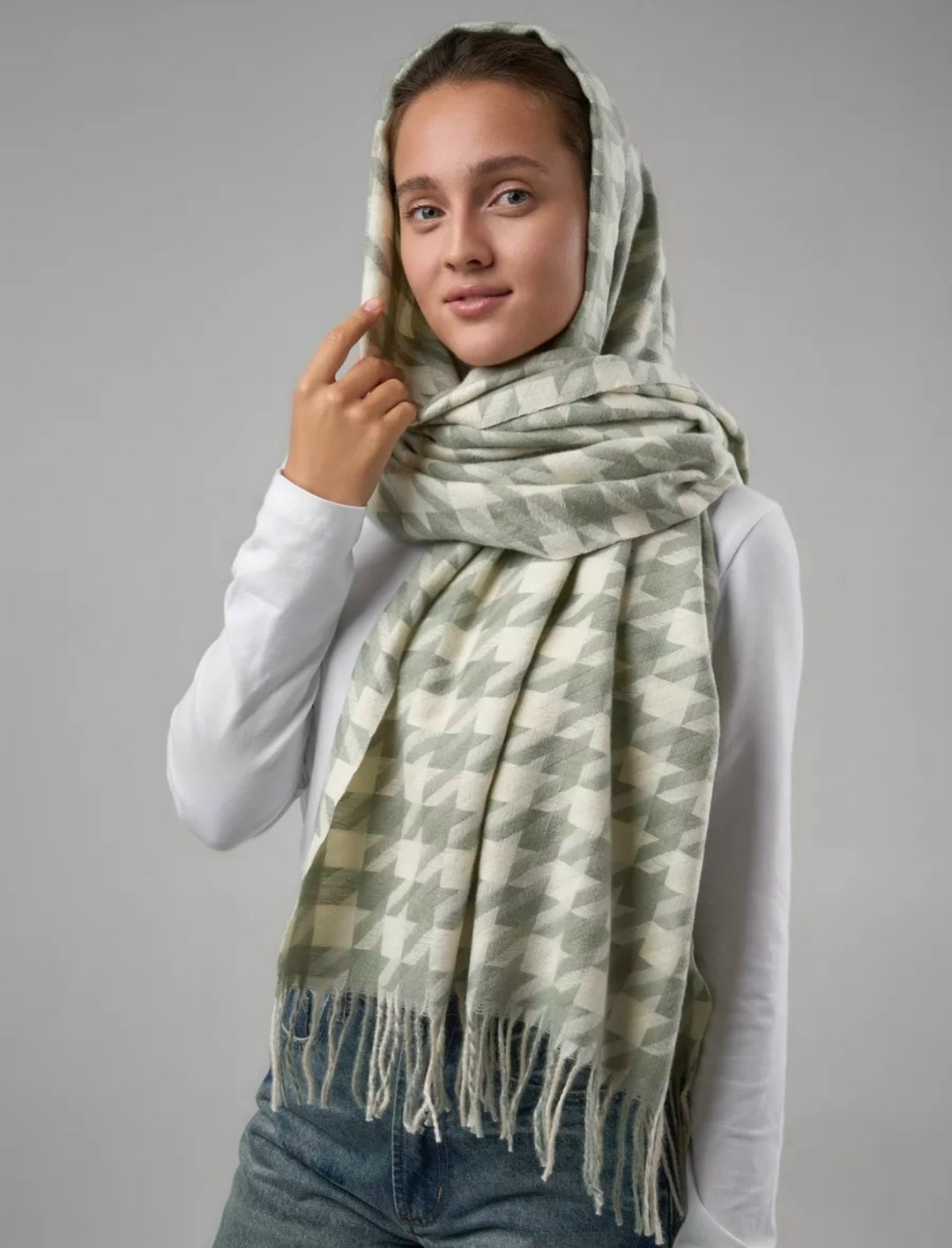 палантин женские,шарф в клетку,накидки,пончо,шарфы и платки