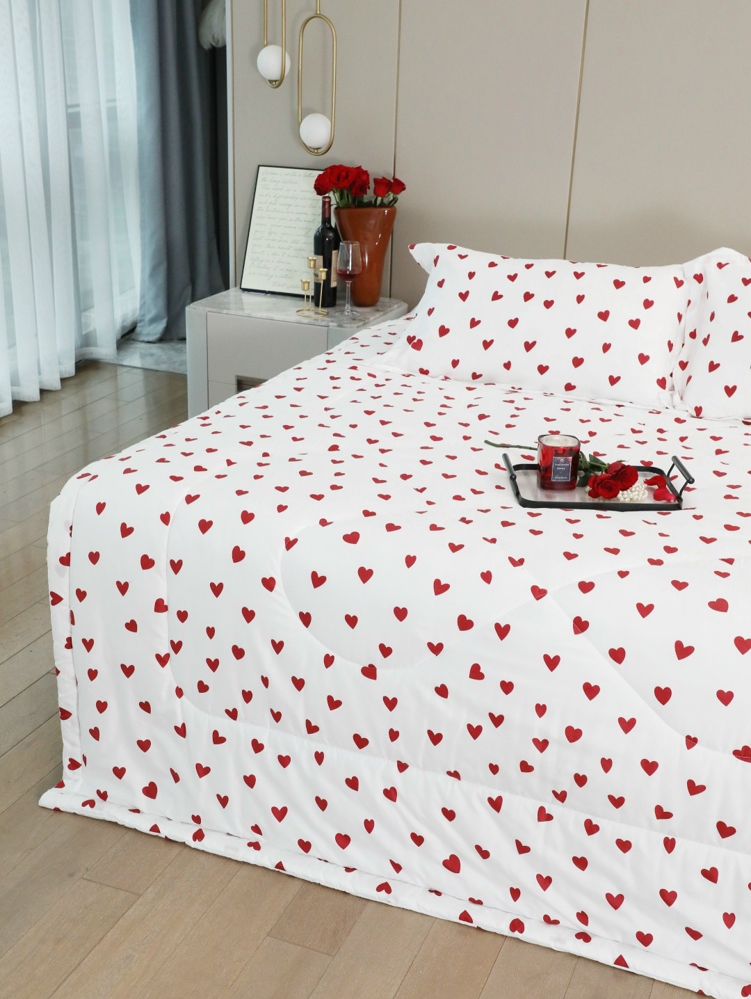 комплект постельного белья,постельное белье 1 5 спальное,постельное белье,постельное белье с сердечками,постельно белье 2 спальное