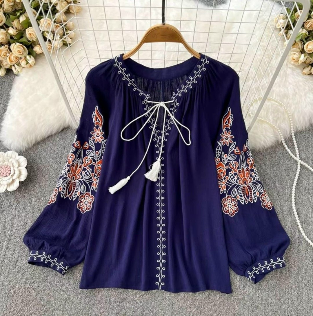 блузка в стиле бохо,женская блузка с вышивкой,блузка с вышивкой,блузка бохо,рубашка с вышивкой