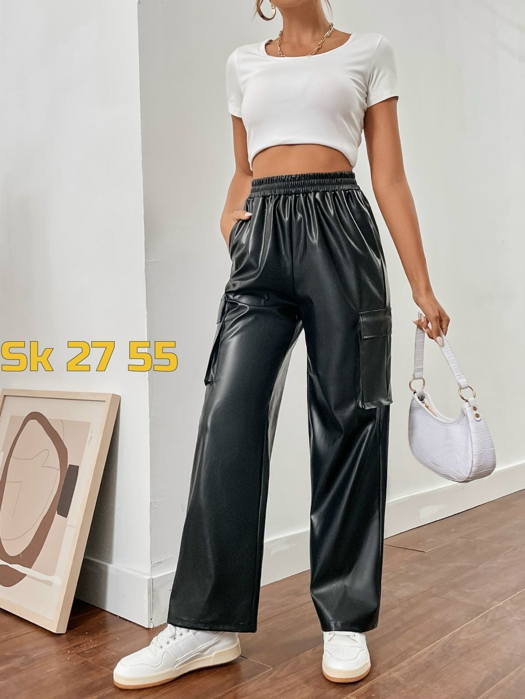 брюки кожаные палаццо,брюки палаццо женские кожаные,кожаные брюки,женские кожаные брюки,брюки палаццо из экокожи