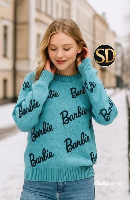 кофта женская,свитшот женская,модные кофты,свитера женские,кофта barbie