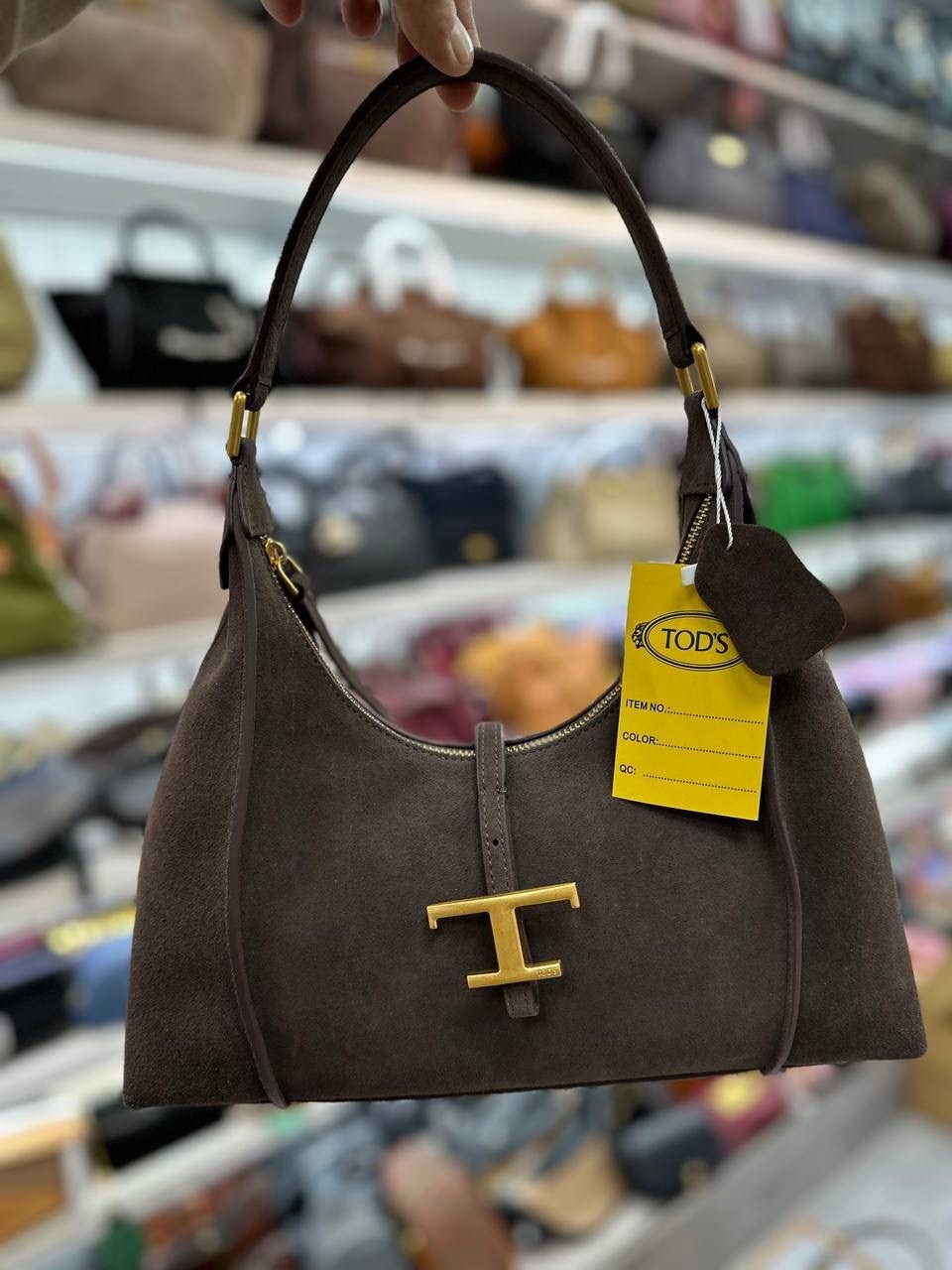 коричневая замшевая сумка,замшевая сумка,сумка,tods сумки,сумка женская натуральная замша