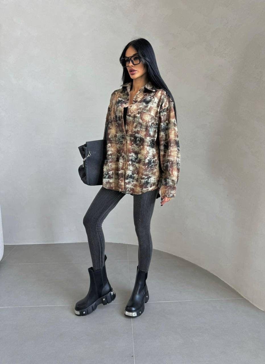 оверсайз рубашка, люкс,стильная рубашка,рубашка женская оверсайз в клетку,рубашка теплая в клетку оверсайз