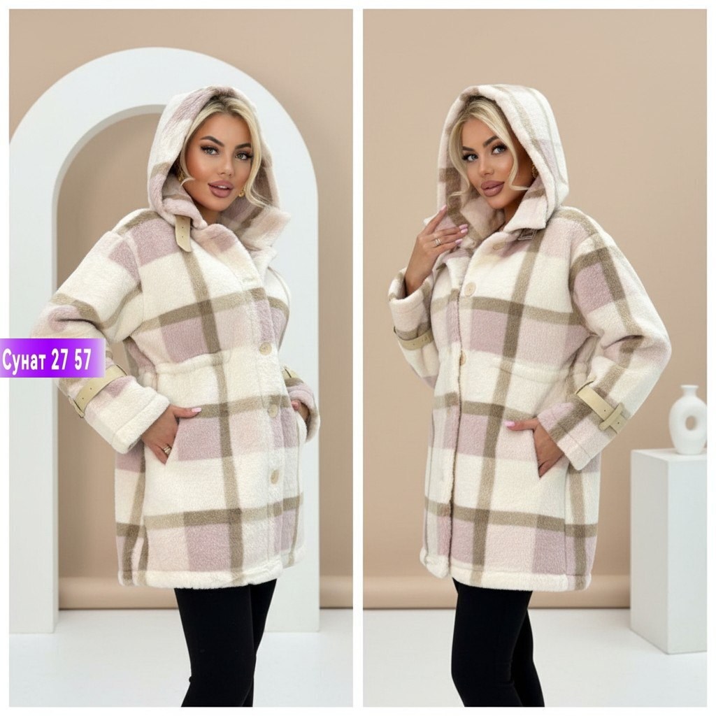 рубашка теплая в клетку оверсайз,кофта женская,кардиган,,рубашка с капюшоном