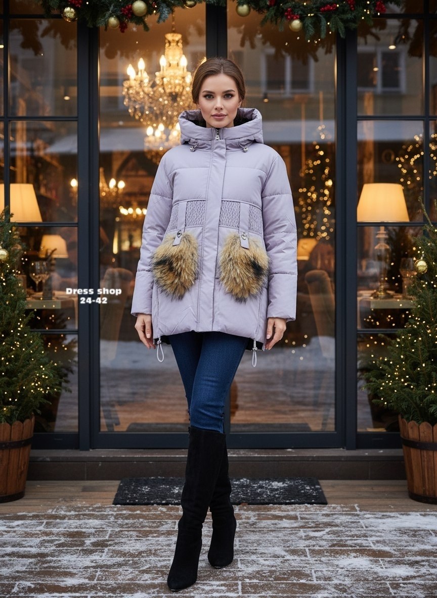 куртка женская зимняя,пуховики женские,пуховики с мехом,модная зимняя куртка,куртка пуховик