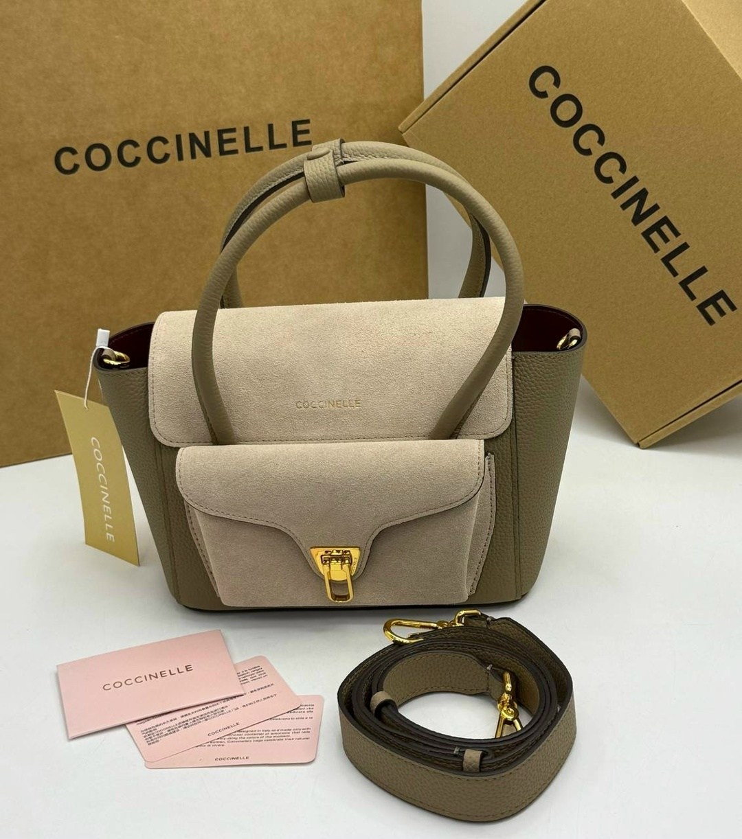 coccinelle сумка,женская сумка coccinelle,сумка,сумки женская,сумка бежевая