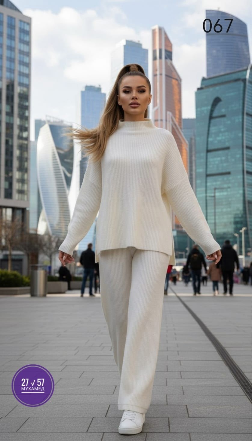 костюмы брючные,трикотажные костюмы,вязаный костюм с брюками теплый,костюмы женские,вязаные костюмы