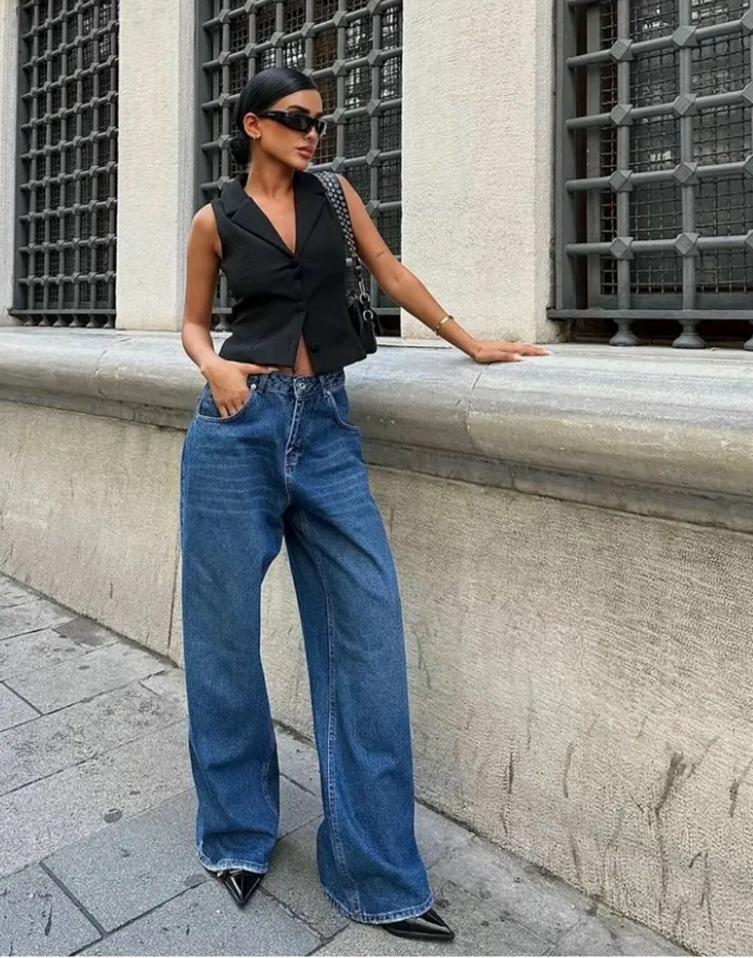 джинсовые брюки,джинсы широкие,модные джинсы,стильные джинсы