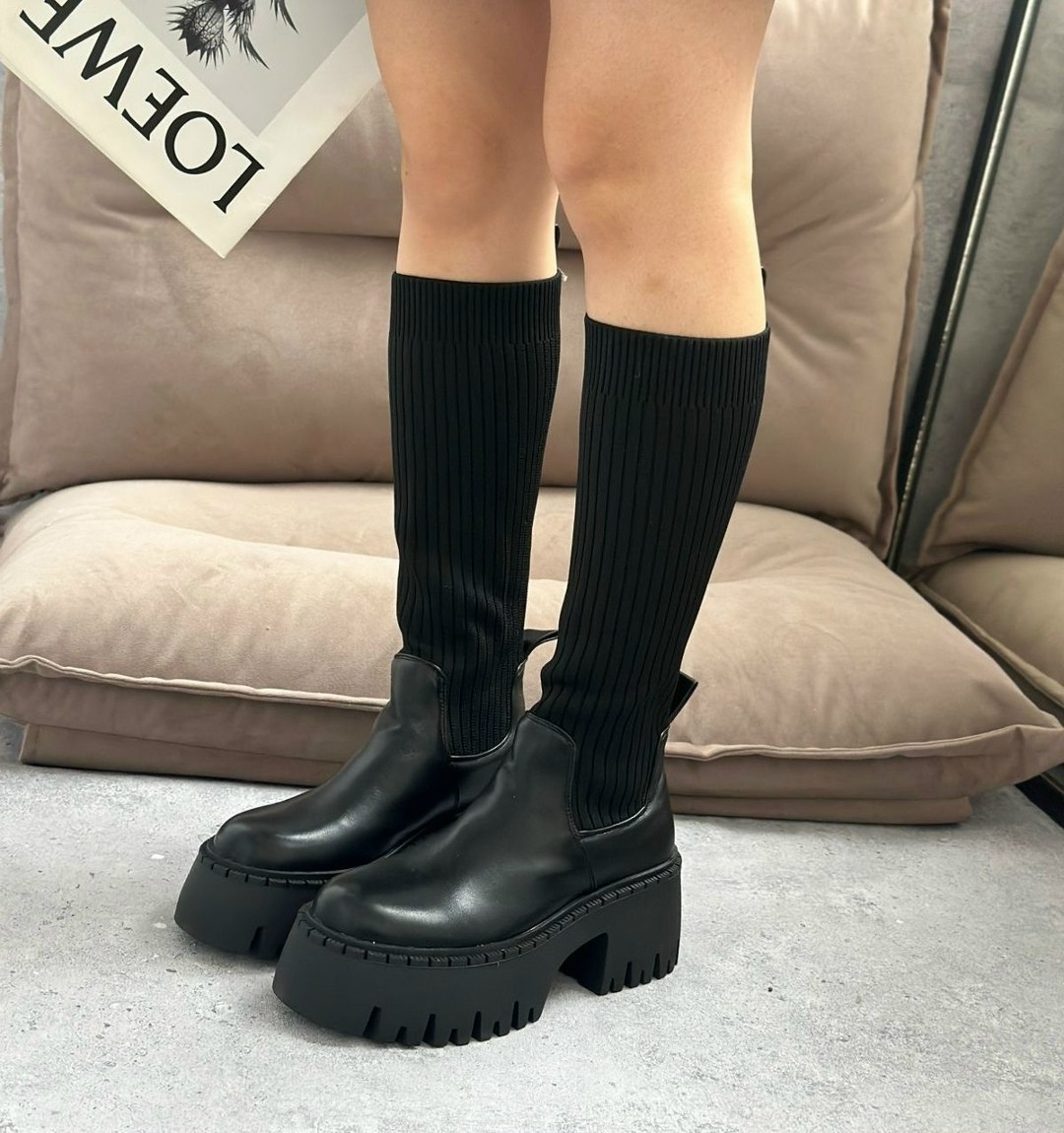 ,стильные сапоги,ботинки с чулками,женские сапоги,женские сапоги на платформе