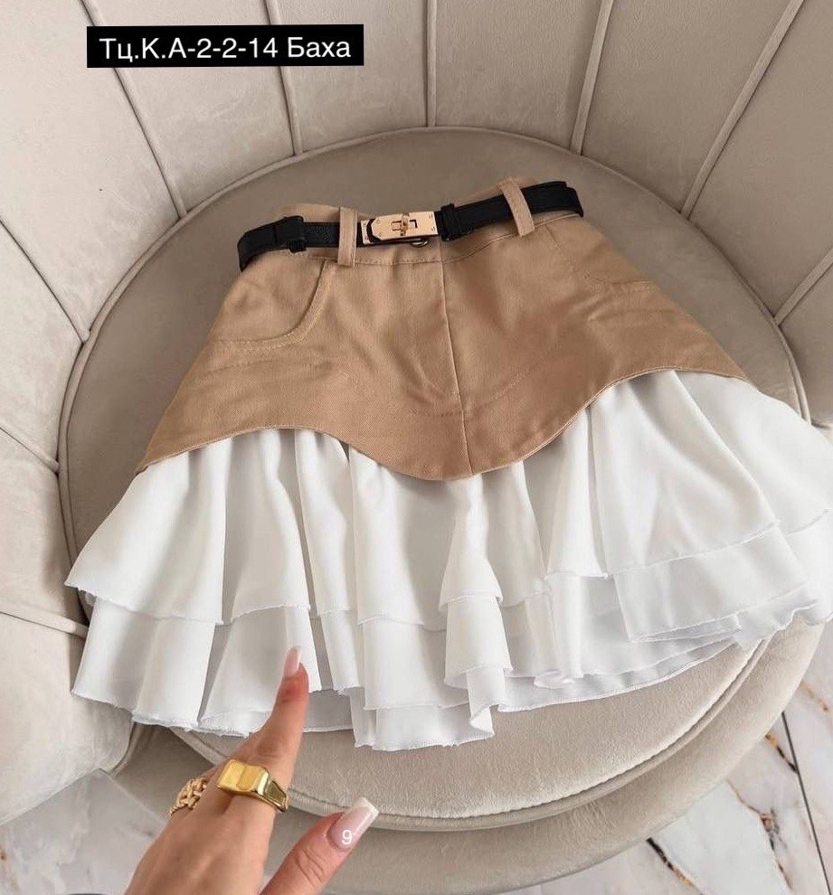 юбка,юбка с оборками,женская юбка,юбка шифон,юбка с поясом