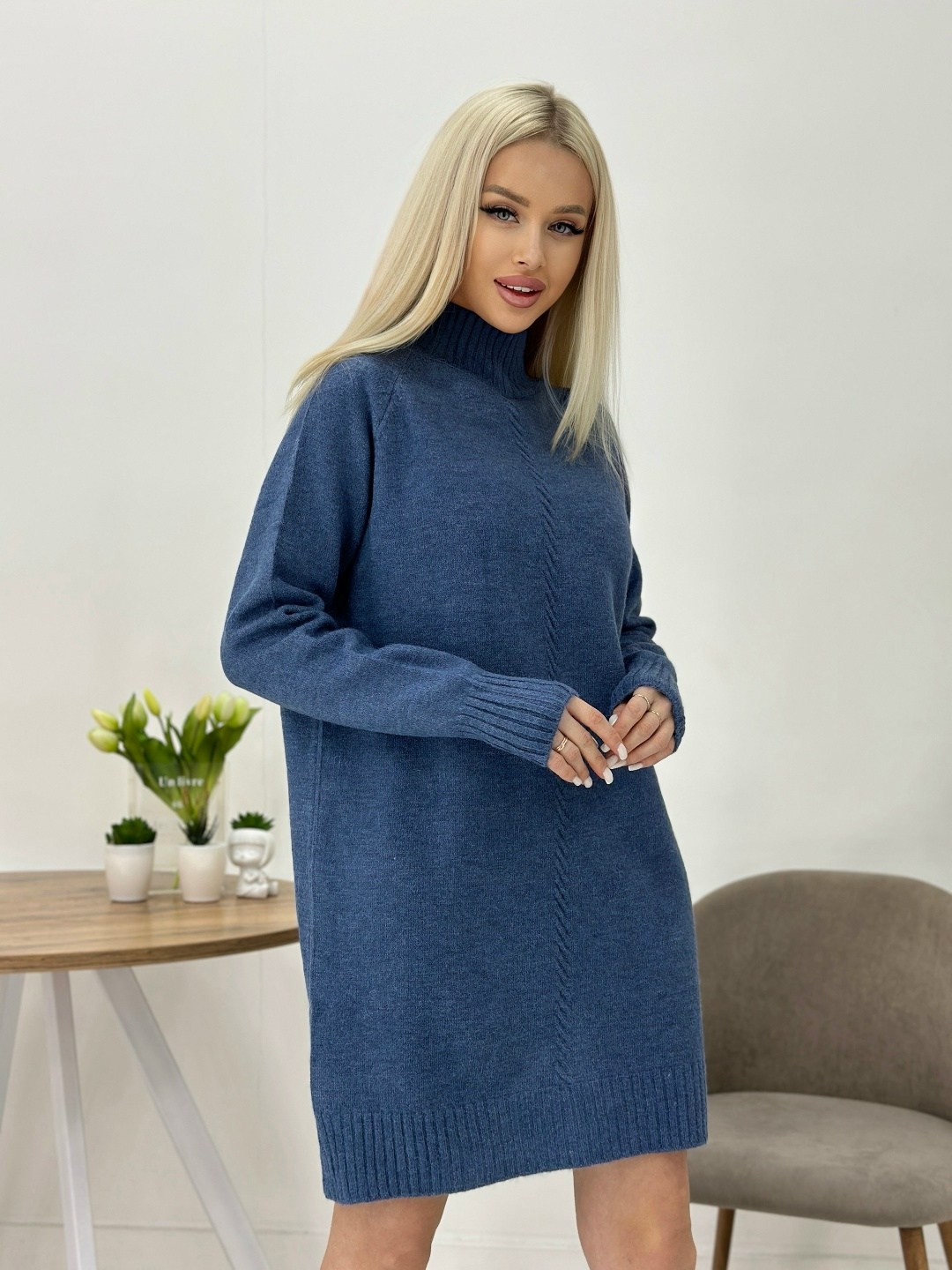 платье вязаное,платье вязаное теплое,женское платье вязаное,вязаное платье свитер,платье вязаное с горлом