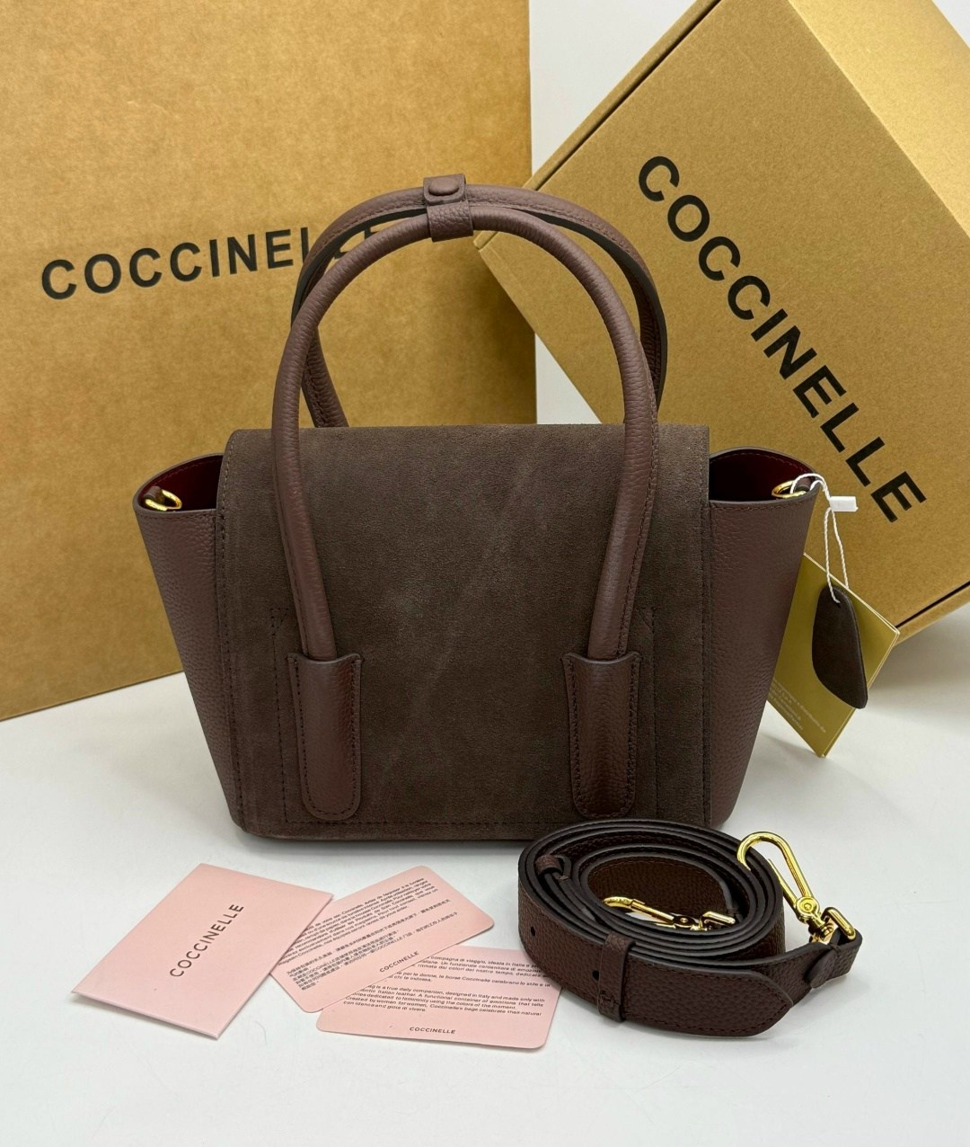 coccinelle сумка,женская сумка coccinelle,сумка coccinelle b14 mini замша,сумки,сумки coccinelle замшевая сумка