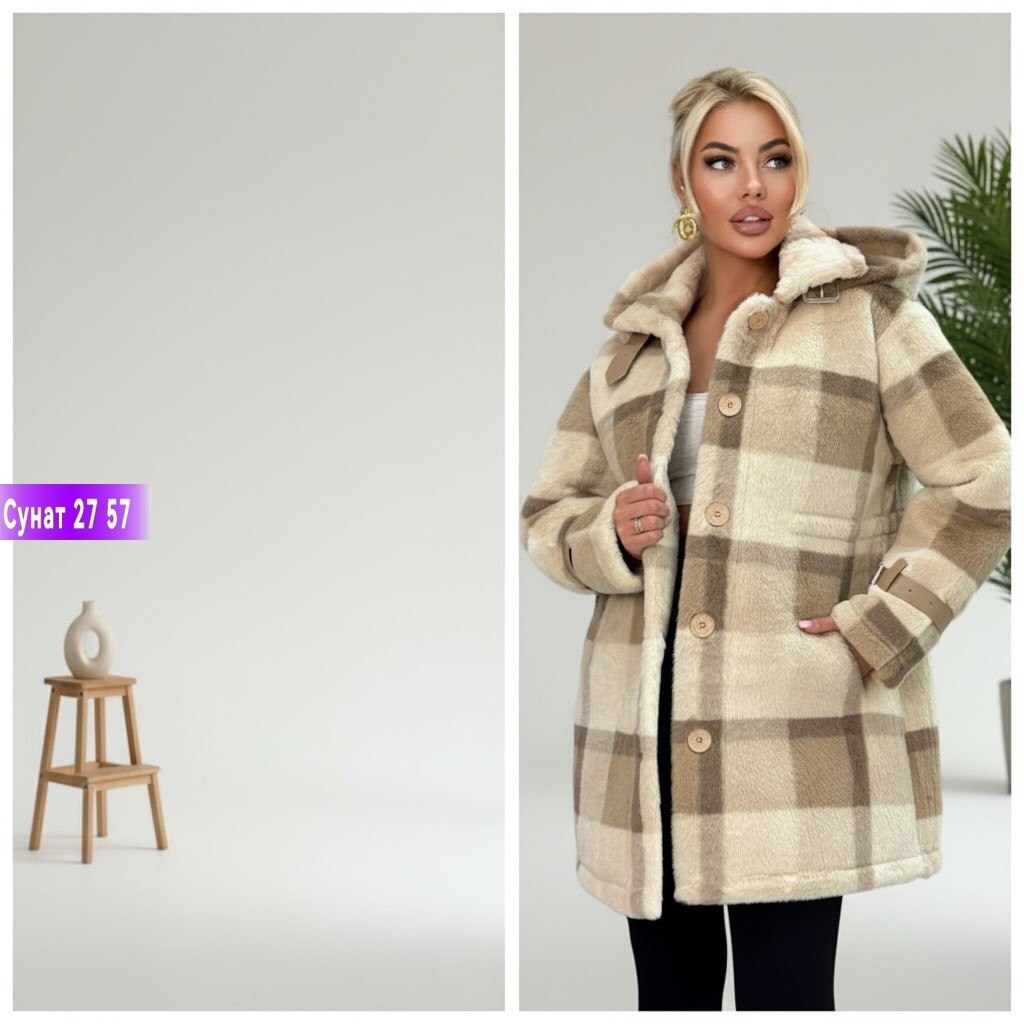 рубашка теплая в клетку оверсайз,кофта женская,кардиган,,рубашка с капюшоном