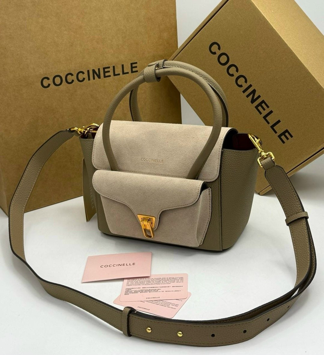 coccinelle сумка,женская сумка coccinelle,сумка,сумки женская,сумка бежевая