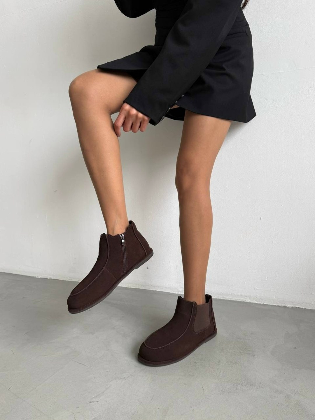 ,женская ,замшевые ботинки, теплая,обуви