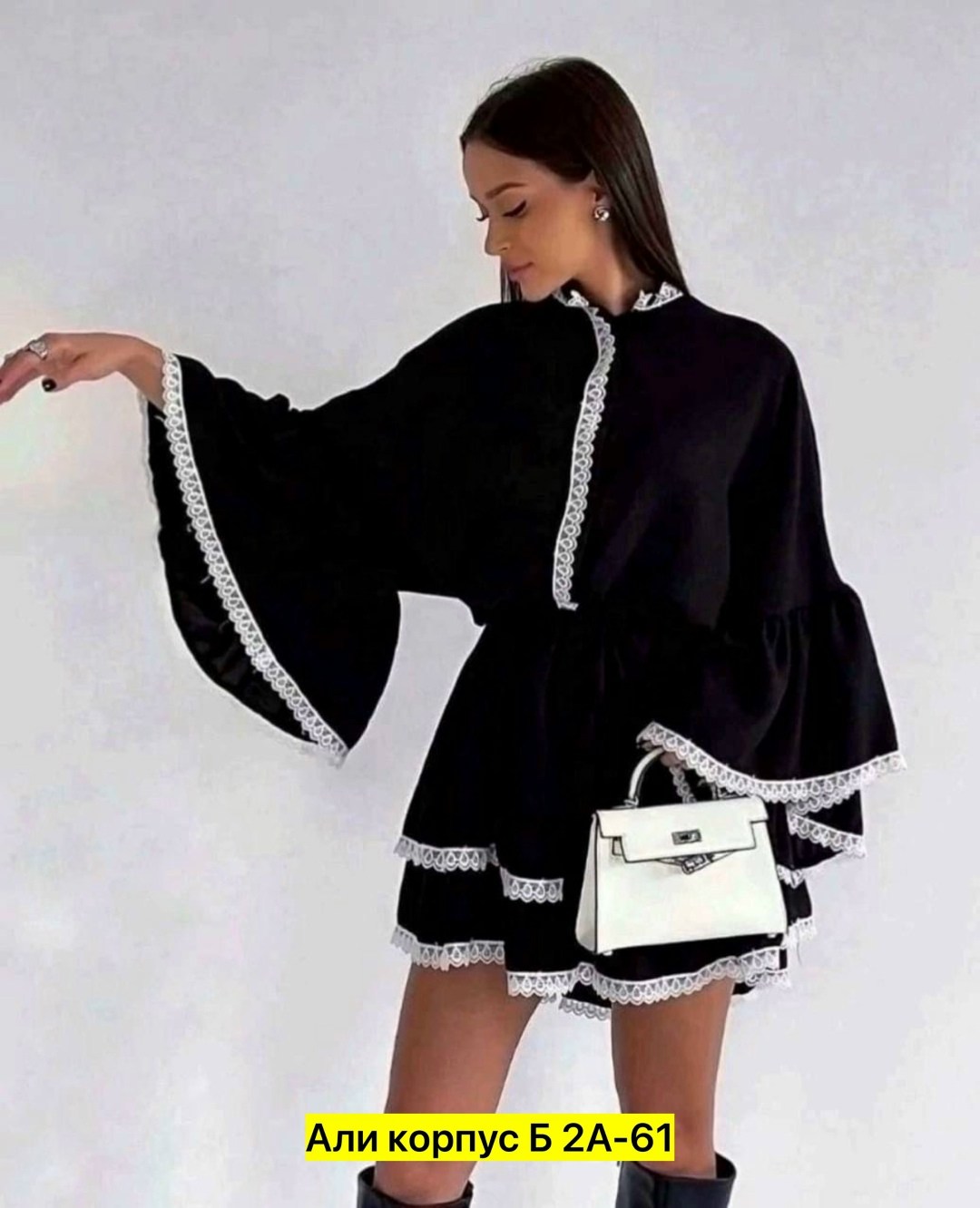 платье женская,платье женское модное, платье,платье с широкими рукавами,платье