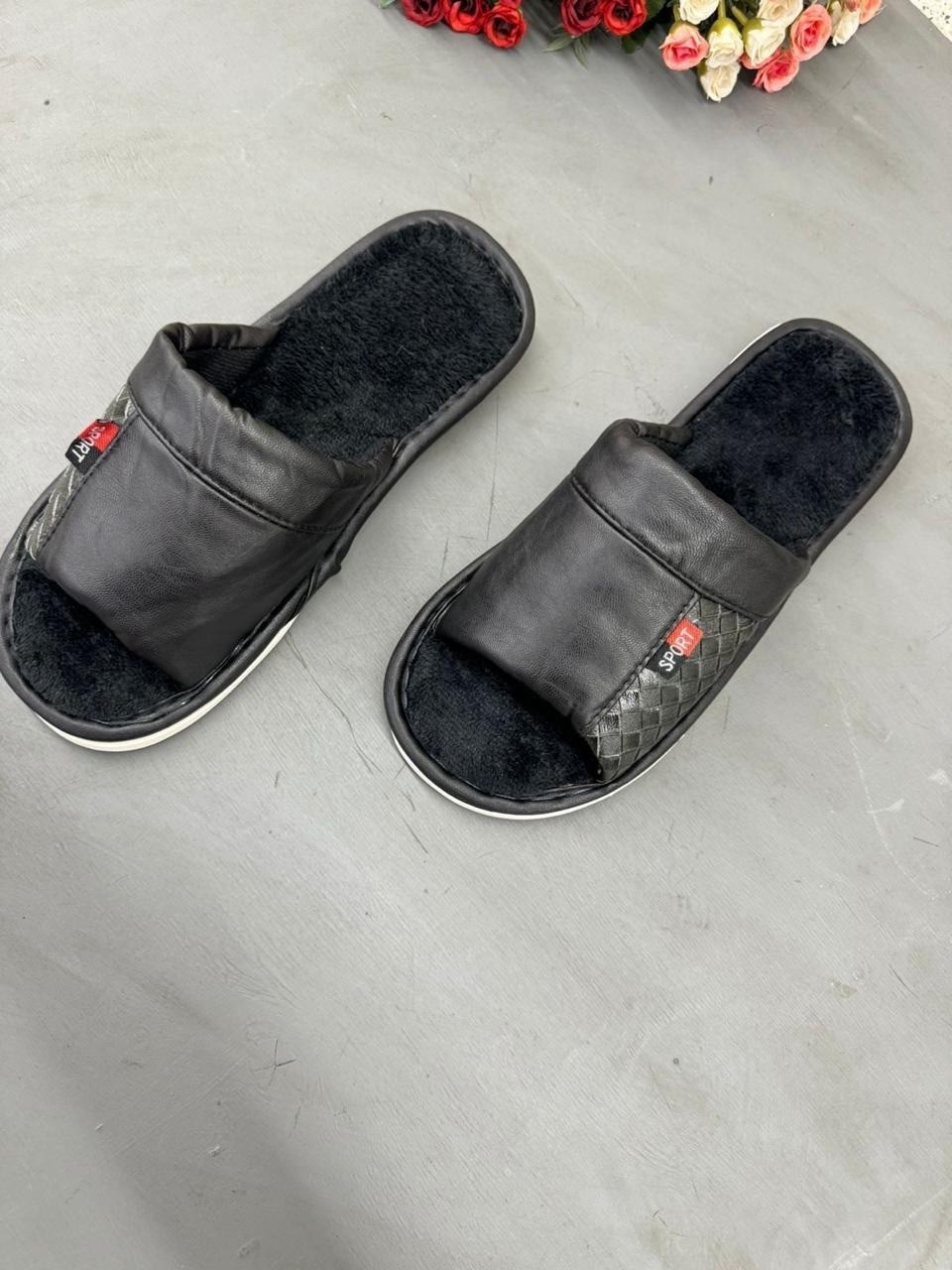 мужские тапочки из натуральной кожи,тапочки мужские кожаные,домашние тапочки мужские,тапочки мужские,домашние тапочки