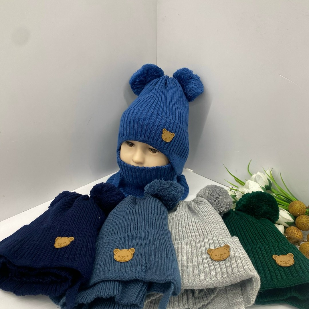 комплект шапка снуд,шапка и снуд,шапка со снудом зимние,комплект детская шапка и снуд,комплект шапка и снуд детский зимний